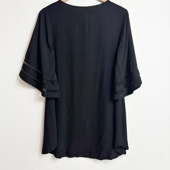 EKOUAER WOMEN BLACK SWIMSUIT V-NECK COVER UP SIZE SMALL BRAND NEW WITH TAGS - Picture 3 of 7